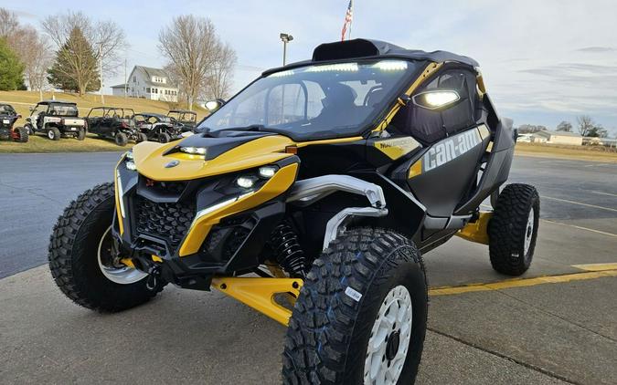 2024 Can-Am® Maverick R X RS with Smart-Shox Carbon Black & Neo Yellow