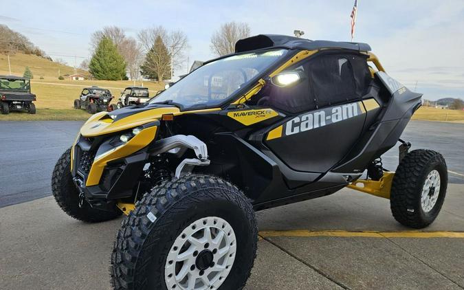 2024 Can-Am® Maverick R X RS with Smart-Shox Carbon Black & Neo Yellow