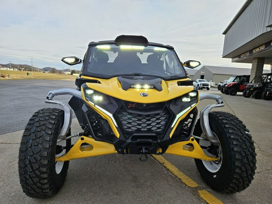 2024 Can-Am® Maverick R X RS with Smart-Shox Carbon Black & Neo Yellow