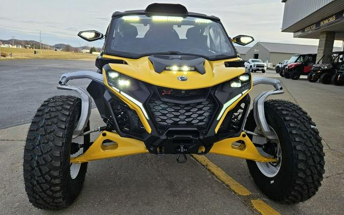 2024 Can-Am® Maverick R X RS with Smart-Shox Carbon Black & Neo Yellow