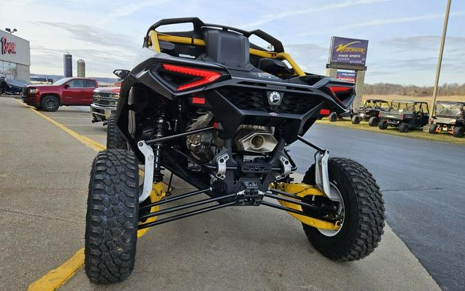 2024 Can-Am® Maverick R X RS with Smart-Shox Carbon Black & Neo Yellow