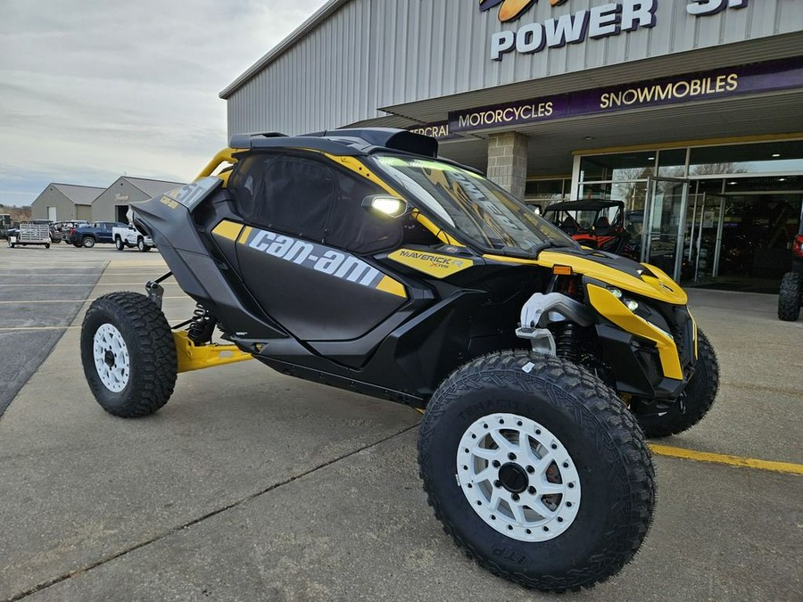 2024 Can-Am® Maverick R X RS with Smart-Shox Carbon Black & Neo Yellow