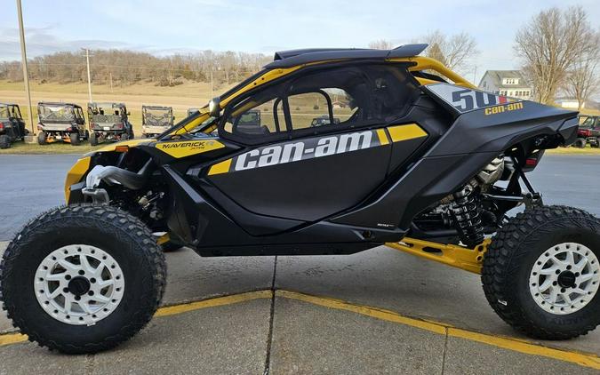 2024 Can-Am® Maverick R X RS with Smart-Shox Carbon Black & Neo Yellow