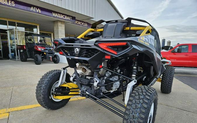 2024 Can-Am® Maverick R X RS with Smart-Shox Carbon Black & Neo Yellow