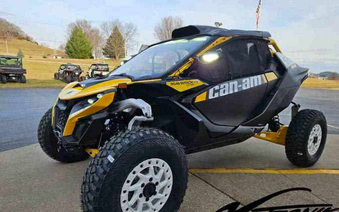 2024 Can-Am® Maverick R X RS with Smart-Shox Carbon Black & Neo Yellow