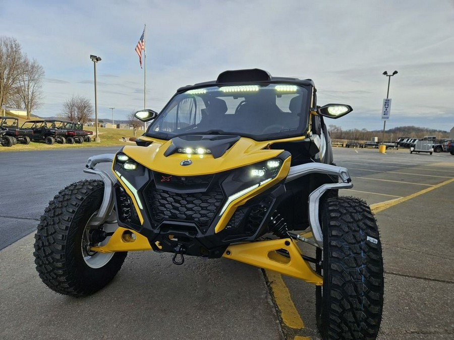 2024 Can-Am® Maverick R X RS with Smart-Shox Carbon Black & Neo Yellow