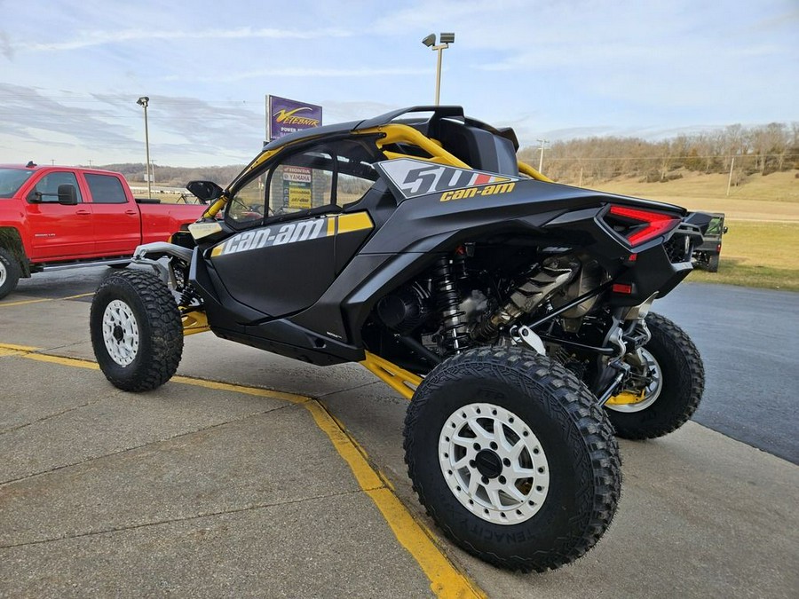 2024 Can-Am® Maverick R X RS with Smart-Shox Carbon Black & Neo Yellow