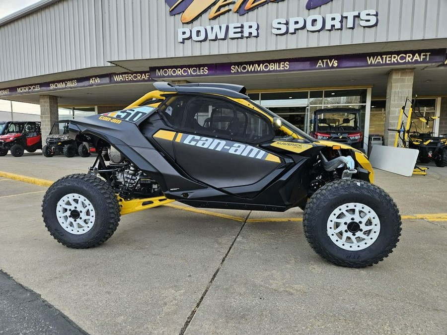 2024 Can-Am® Maverick R X RS with Smart-Shox Carbon Black & Neo Yellow