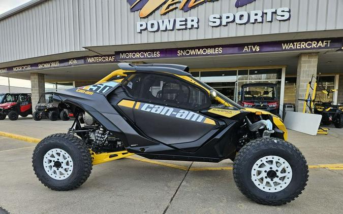 2024 Can-Am® Maverick R X RS with Smart-Shox Carbon Black & Neo Yellow