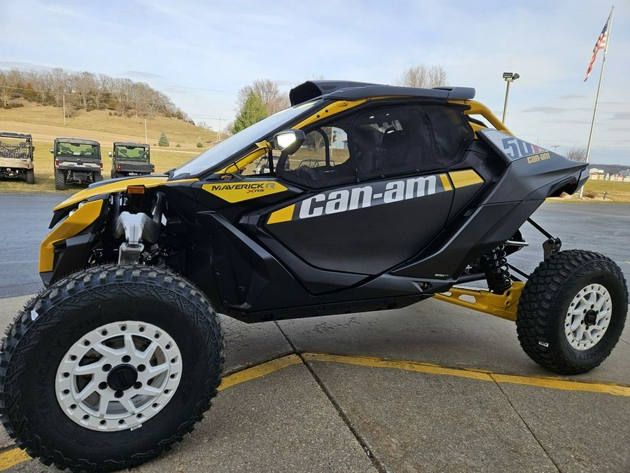 2024 Can-Am® Maverick R X RS with Smart-Shox Carbon Black & Neo Yellow