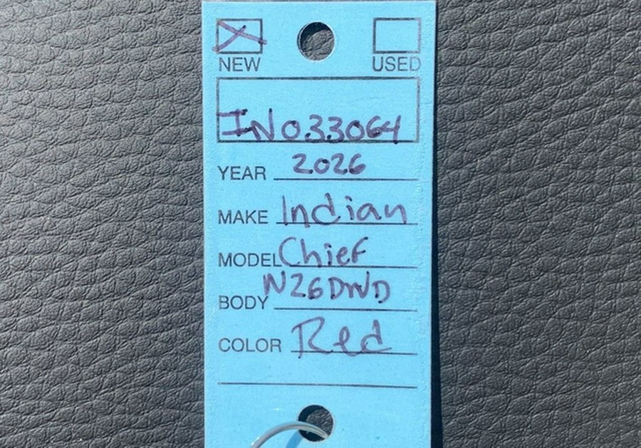 2026 Indian Chief Vintage Indian Motorcycle Red