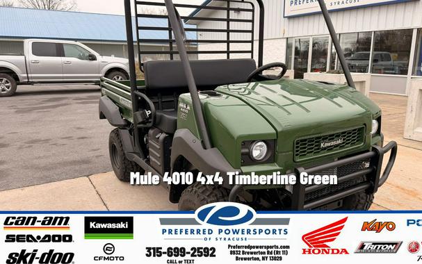 2026 Kawasaki Mule 4010 4x4 Timberline Green