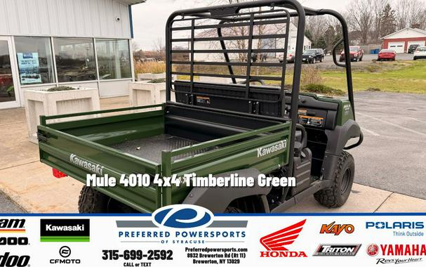 2026 Kawasaki Mule 4010 4x4 Timberline Green