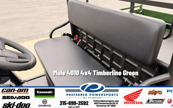 2026 Kawasaki Mule 4010 4x4 Timberline Green