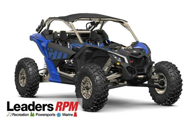 2024 Can-Am® Maverick X3 X rs Turbo RR Dazzling Blue & Carbon Black