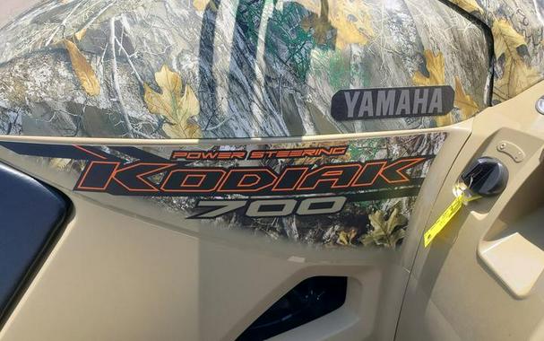 2023 Yamaha Kodiak 700 EPS Fall Beige w/ Realtree Edge ATV For Sale.