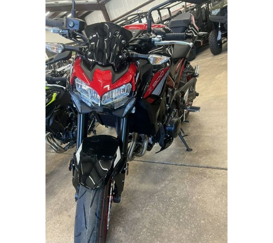 2024 Kawasaki Z900 ABS Candy Persimmon Red/Ebony