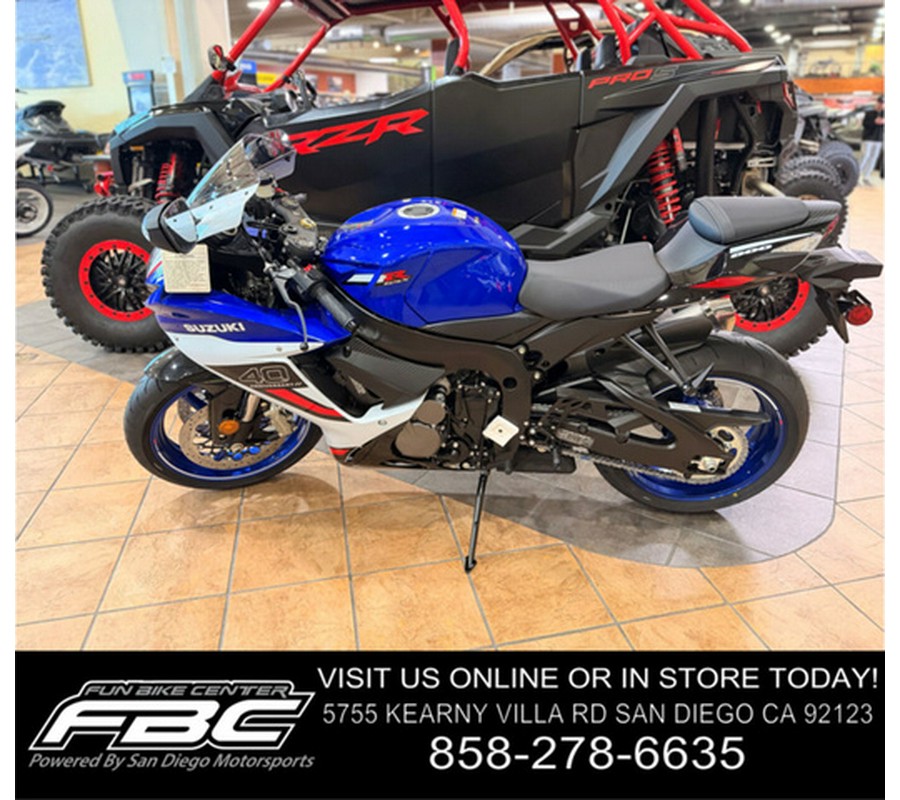 2026 Suzuki GSX-R600Z 600Z 40th Anniversary Edition