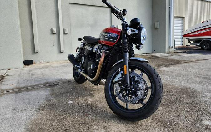 2020 Triumph Speed Twin 1200 Korosi Red/Storm Grey