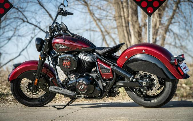 2026 Indian Motorcycle® Chief Vintage 125th Anniversary Edition 125th Anniversary Red with Black Cr