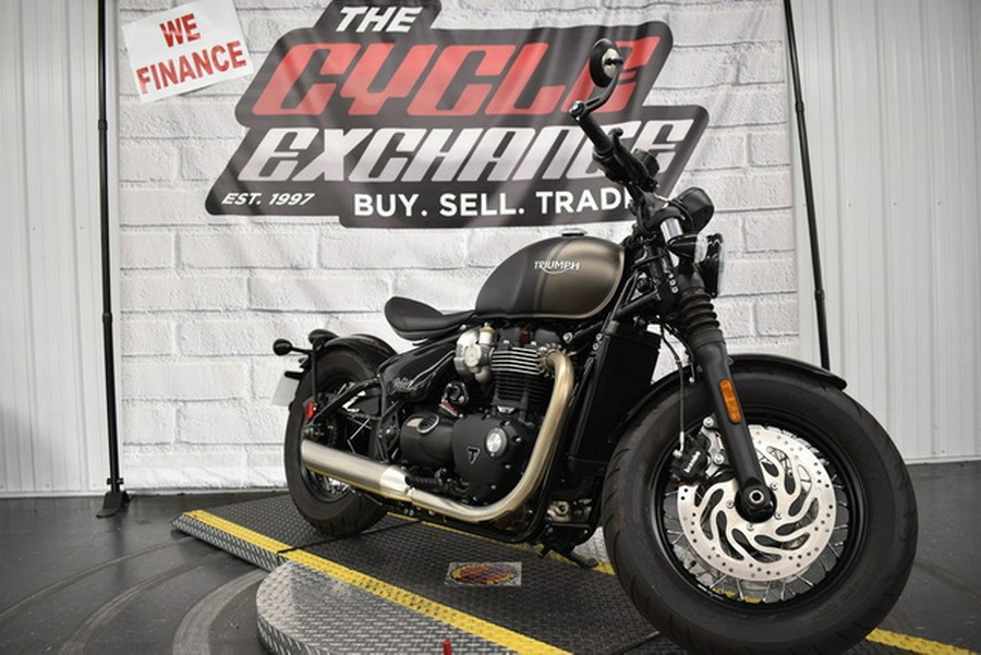2023 Triumph Bonneville Bobber Jet Black