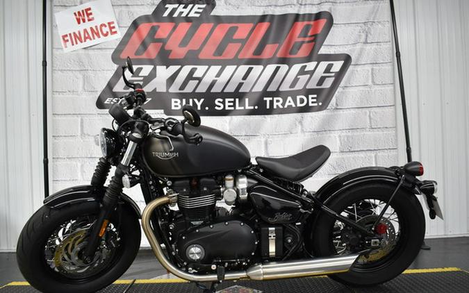2023 Triumph Bonneville Bobber Jet Black