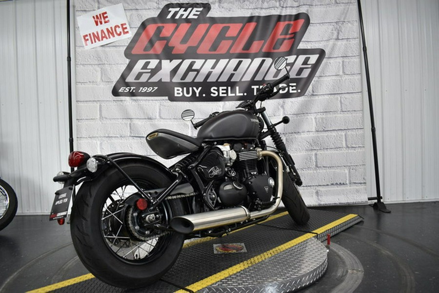2023 Triumph Bonneville Bobber Jet Black