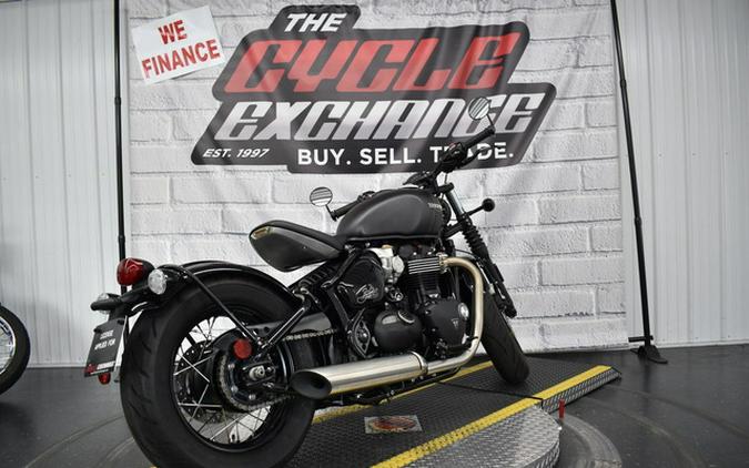 2023 Triumph Bonneville Bobber Jet Black