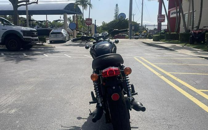 2019 Triumph Bonneville T100 Black Jet Black