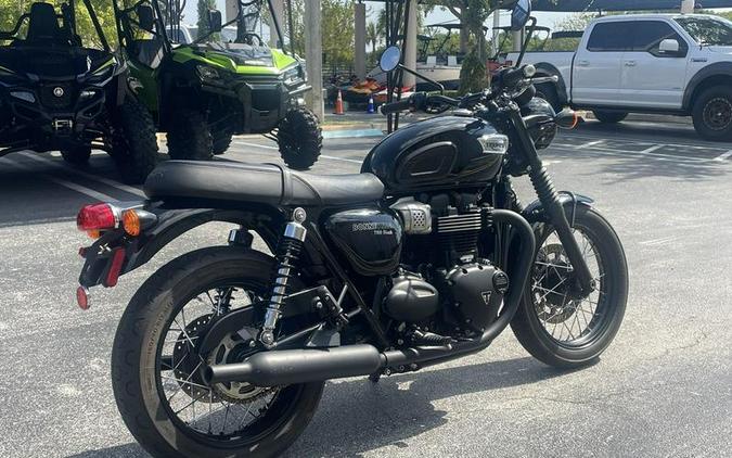 2019 Triumph Bonneville T100 Black Jet Black