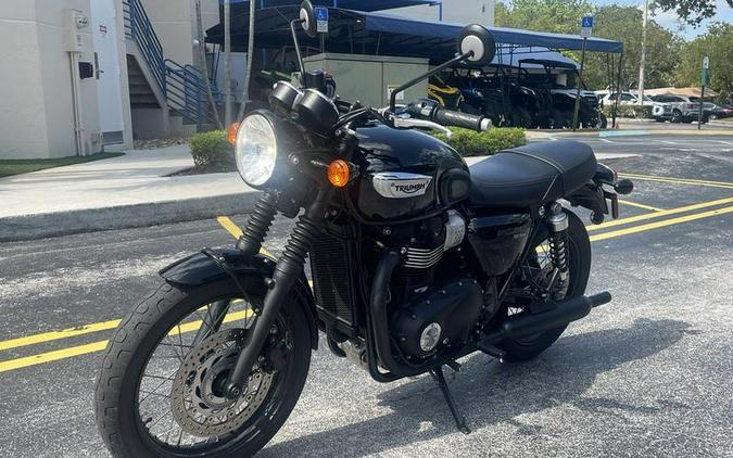 2019 Triumph Bonneville T100 Black Jet Black