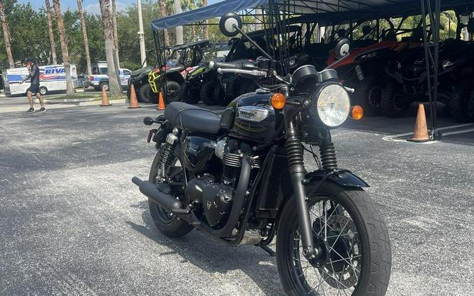 2019 Triumph Bonneville T100 Black Jet Black