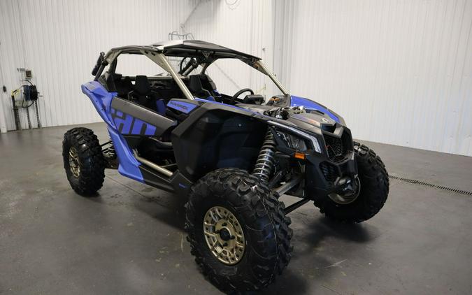 2024 Can-Am® Maverick X3 X rs Turbo RR with Smart-Shox Dazzling Blue & Carbon Black