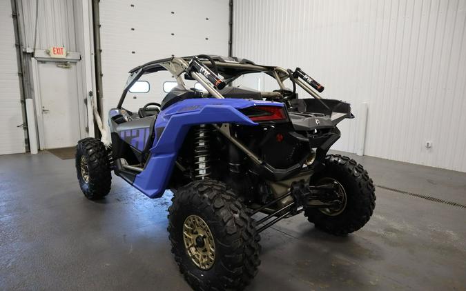 2024 Can-Am® Maverick X3 X rs Turbo RR with Smart-Shox Dazzling Blue & Carbon Black