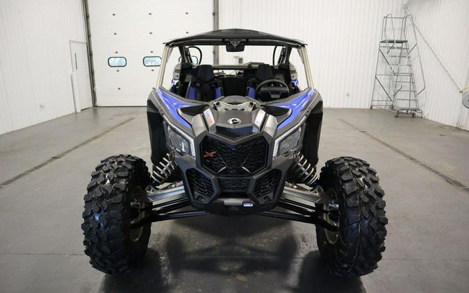 2024 Can-Am® Maverick X3 X rs Turbo RR with Smart-Shox Dazzling Blue & Carbon Black