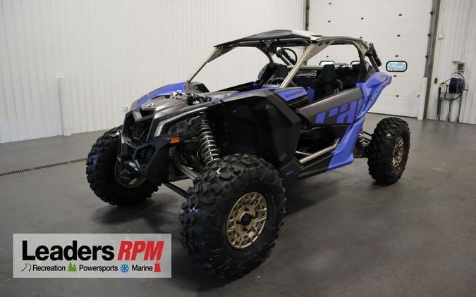 2024 Can-Am® Maverick X3 X rs Turbo RR with Smart-Shox Dazzling Blue & Carbon Black