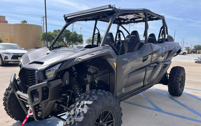 2026 Kawasaki Teryx KRX4 1000 Blackout Edition Flat Ebony
