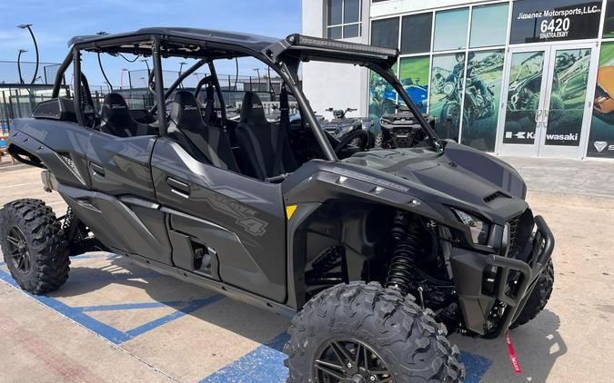 2026 Kawasaki Teryx KRX4 1000 Blackout Edition Flat Ebony