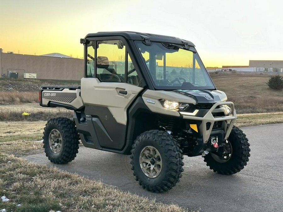 2024 Can-Am® Defender Limited HD10 Desert Tan & Timeless Black