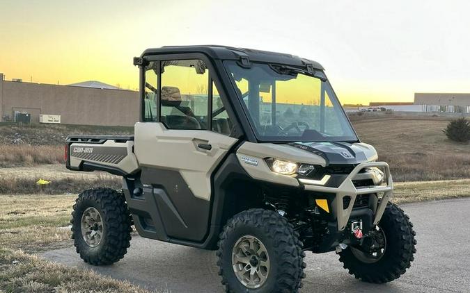 2024 Can-Am® Defender Limited HD10 Desert Tan & Timeless Black