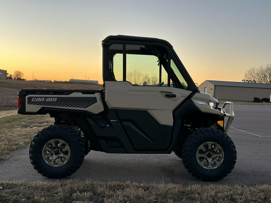 2024 Can-Am® Defender Limited HD10 Desert Tan & Timeless Black