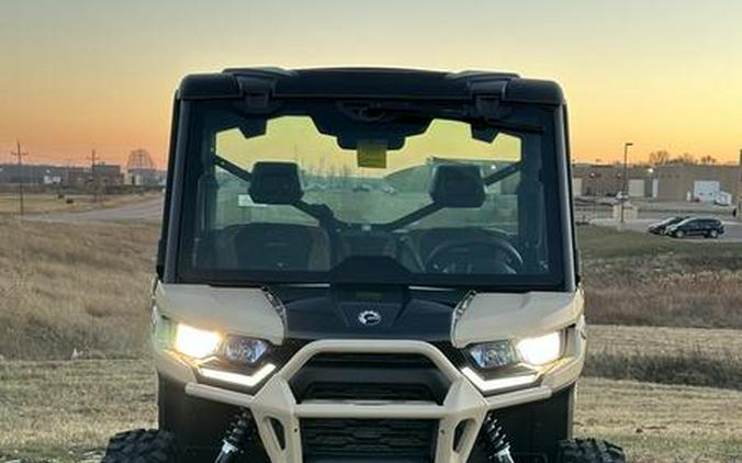 2024 Can-Am® Defender Limited HD10 Desert Tan & Timeless Black