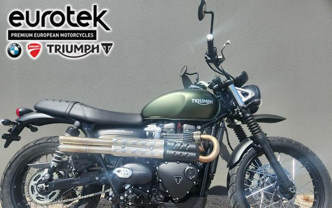 2023 Triumph Scrambler 900 Matte Khaki Green