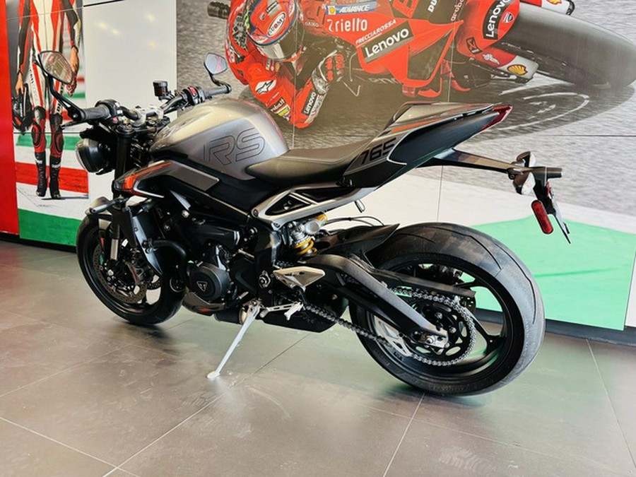 2024 Triumph Street Triple 765 RS Silver Ice