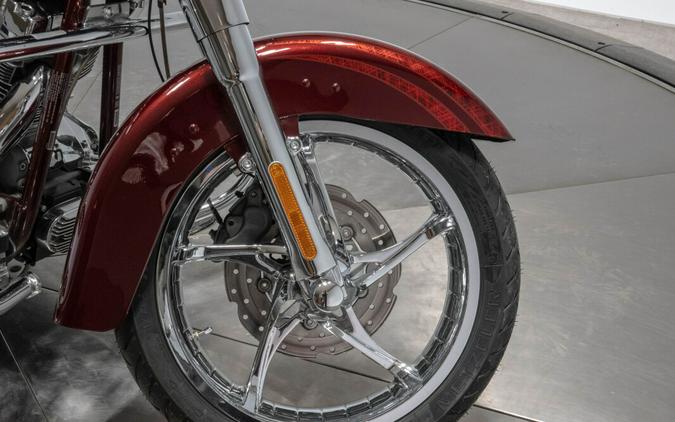 2012 HARLEY-DAVIDSON FLSTSE2 SOFTAIL CONVERTIBLE in Crimson Red Sunglo
