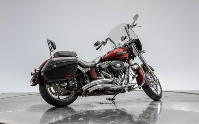 2012 HARLEY-DAVIDSON FLSTSE2 SOFTAIL CONVERTIBLE in Crimson Red Sunglo