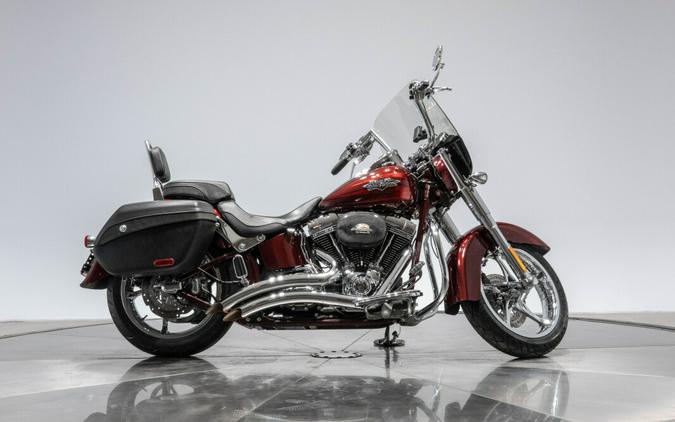 2012 HARLEY-DAVIDSON FLSTSE2 SOFTAIL CONVERTIBLE in Crimson Red Sunglo