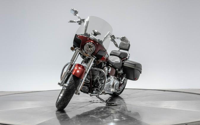 2012 HARLEY-DAVIDSON FLSTSE2 SOFTAIL CONVERTIBLE in Crimson Red Sunglo