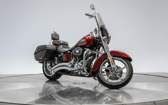 2012 HARLEY-DAVIDSON FLSTSE2 SOFTAIL CONVERTIBLE in Crimson Red Sunglo