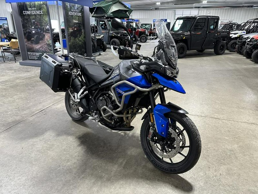 2023 Triumph Tiger 850 Sport Graphite Caspian Blue